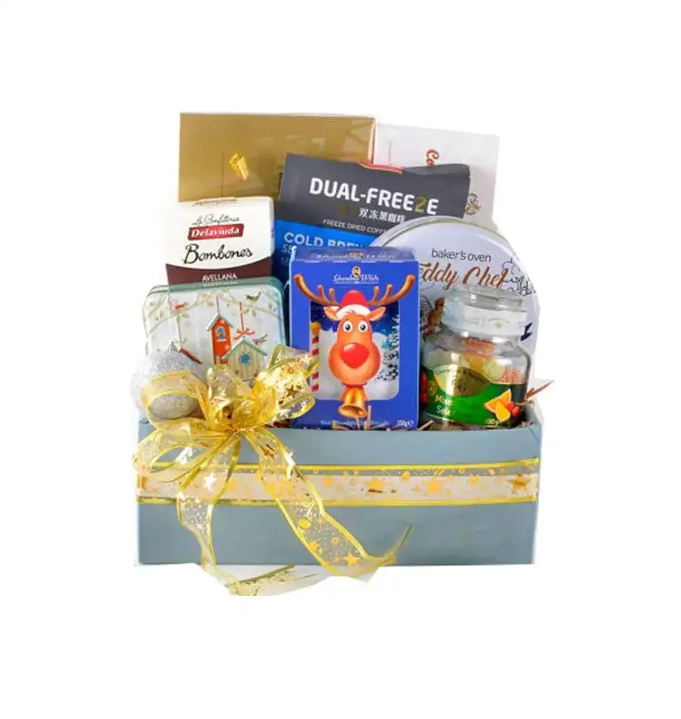 Basket With Delectable Goodies
