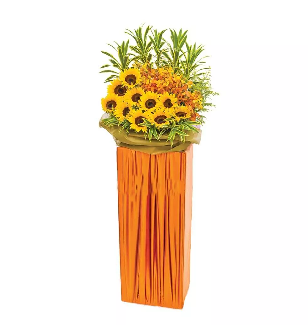Flowers With Stand